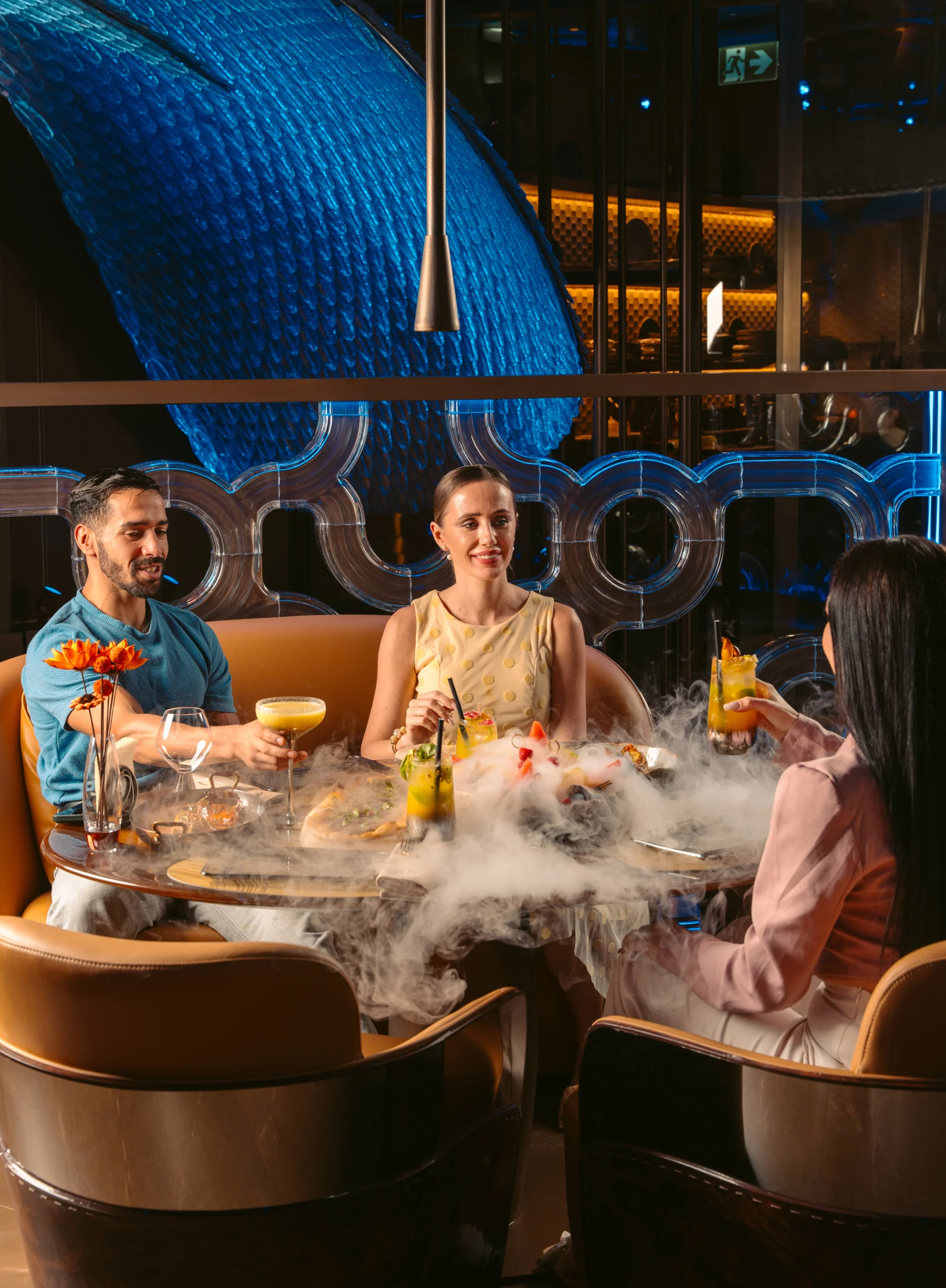 business lunch in dubai mall